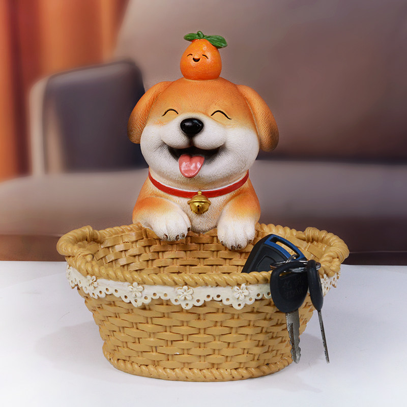 进门口玄关放钥匙收纳摆件入户鞋柜置物搬家乔迁新居客厅狗装饰品,淘宝优惠券,粉丝福利购,淘宝优惠卷