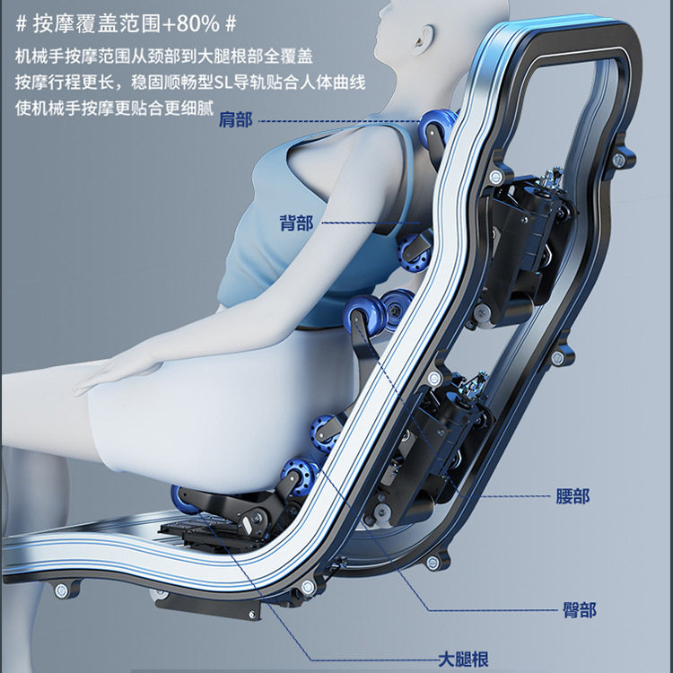 Space automatic massager full body, mechanical smart electric luxurious sofa, fully automatic