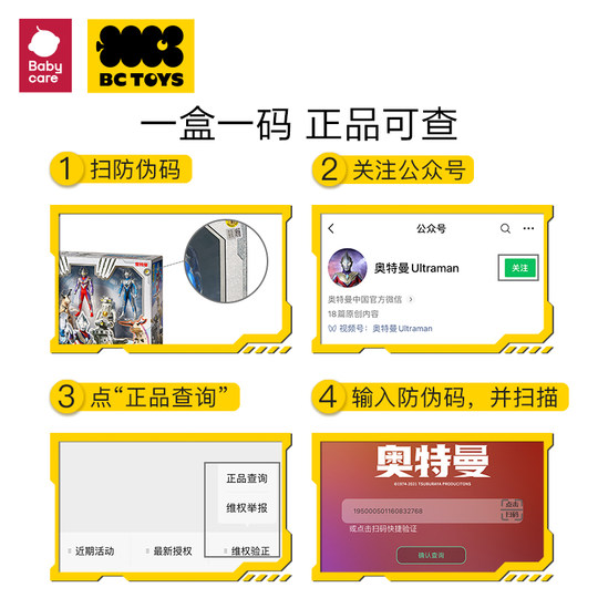 Genuine authorized product sound and light movable doll monster