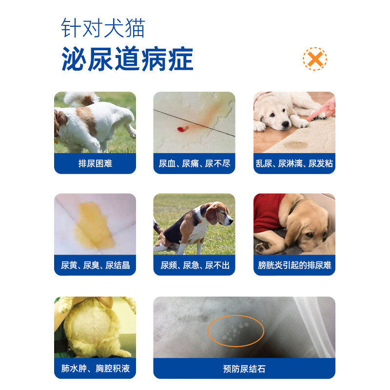 唯特医生利尿通猫咪狗狗泌尿系统药尿路感染尿血尿