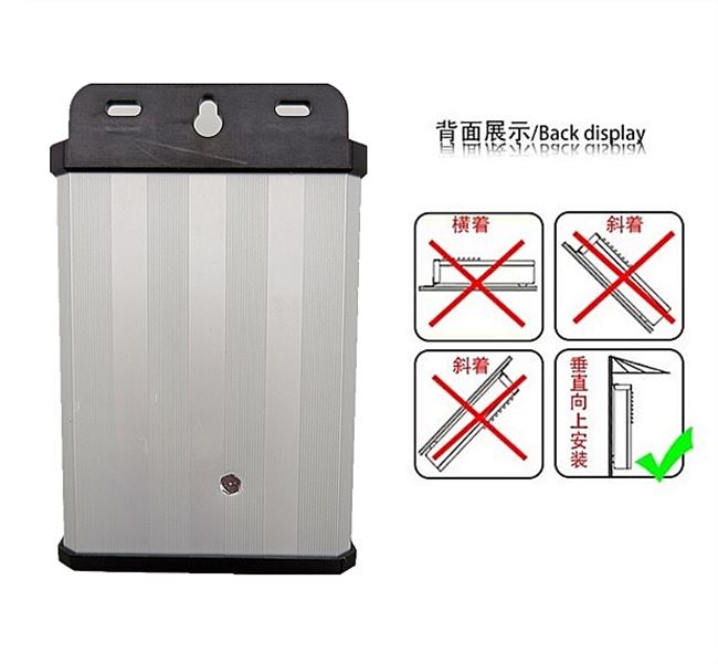 xrf鑫锐12v200w防雨开关电源直流16.6a防水led灯箱发光字变压器 - 图1