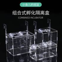 Cage Fish Baby Separator Tank Double Case Fish Tank Propagation Isolation Case Small Horn Wall-mounted Multifunction