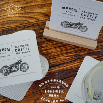 Economical type of water suction paper cup cushion custom coffee beer suction water paper cup cushion elecampane pine cardboard cup cushion