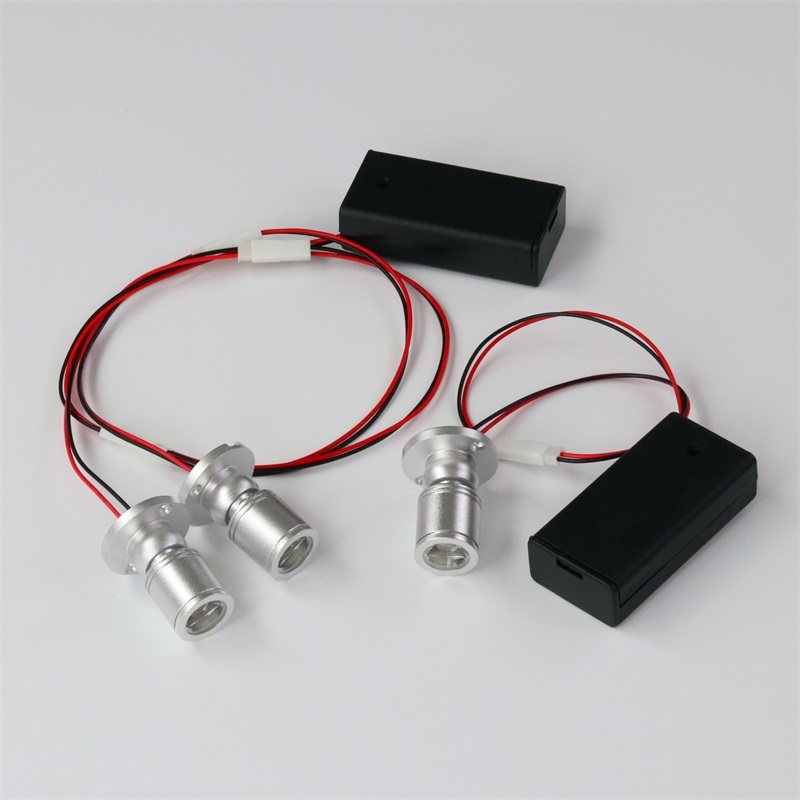 电池盒迷你LED小射灯 手办盒展示柜台模型装饰灯3V 1W电池DIY灯泡,淘宝优惠券,粉丝福利购,淘宝优惠卷