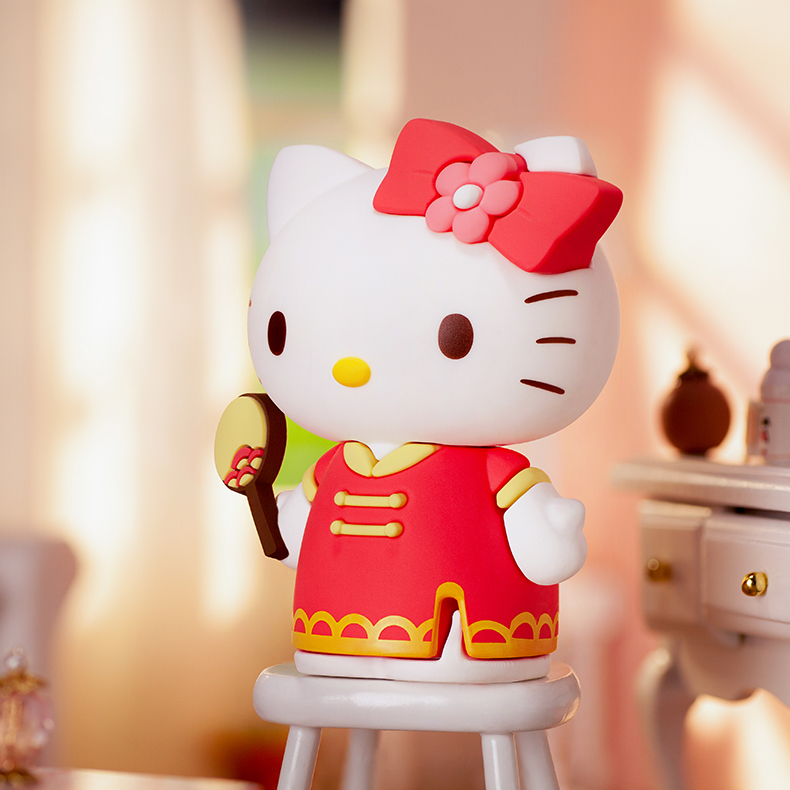 狼博旺正版凯蒂猫换装日记系列新款HelloKitty桌面摆件可爱手办 - 图0