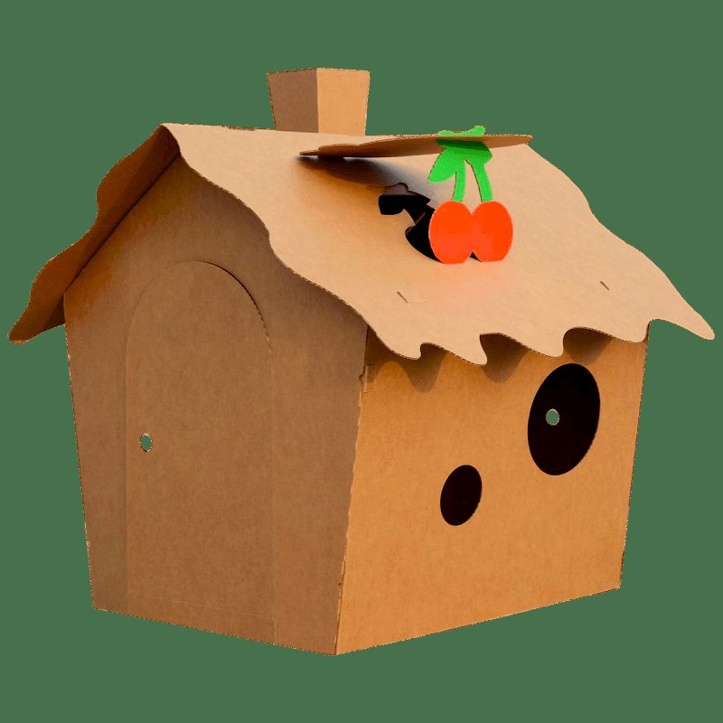 圣诞儿童星空屋纸板屋纸壳纸箱房子玩具屋游戏屋diy手工帐篷城堡 - 图3