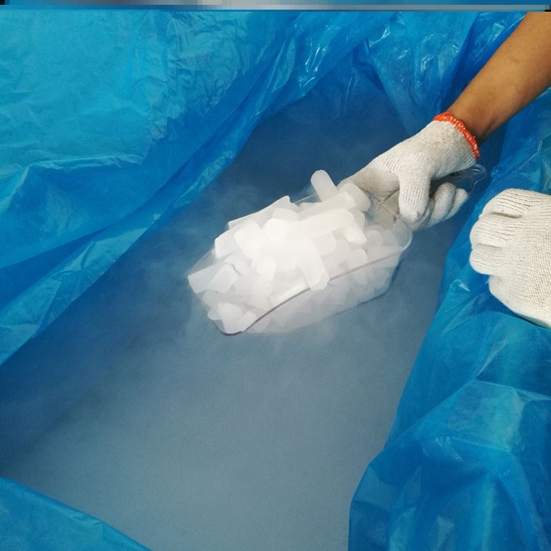 干冰实验用工业快递专用干冰袋一次性奶茶火锅餐饮商食品级颗粒块 - 图2