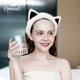 KRRAMEL cat headband face wash and makeup