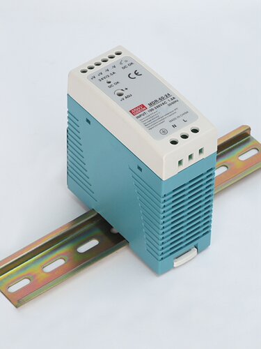 MDR明伟24V/12V薄型导轨工业级开关电源10W20W/40W/60W/100W - 图1