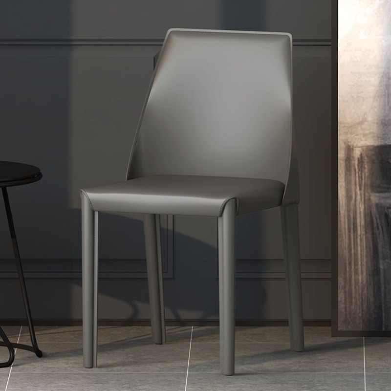 简轻奢简约皮网红休闲餐厅家用餐椅座椅餐椅皮艺马鞍凳子极餐椅,淘宝优惠券,粉丝福利购,淘宝优惠卷