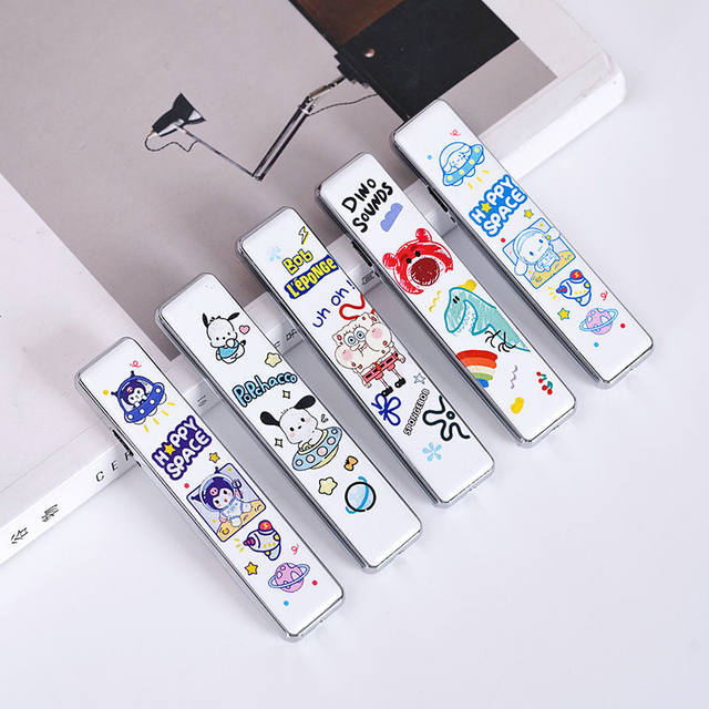 Cute Strawberry Bear Kuromi usb rechargeable lighter