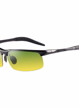 日夜两用全天候驾驶司机黑科技偏光太阳镜男女智能感光变色夜视夜