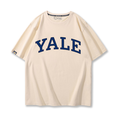 美国耶鲁大学YALE短袖t恤男女夏季校服留学生常春藤半袖名校衣服 - 图3