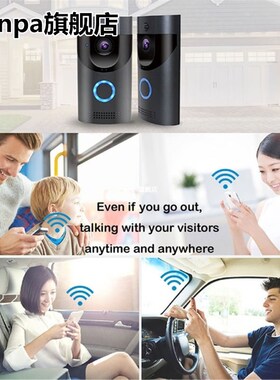 HD 720P Smart Vision WiFi Doorbell Wireless Intercom Door Be