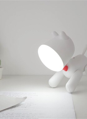 nordic Charging puppy kids table lamp for children bedroom s