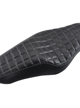 Motorcycle Black Driver + Passenger Two Up Sofa Seat Tour Se
