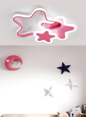 Pink/White LED Ceiling chandelie Lights  Children's room Gir