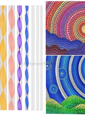 16pcs/set Mandala Dotting Tools Painting Stencils DIY Stone