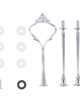 3 Tier Zinc Alloy Cake Stand Afternoon Tea Wedding Plates Pa