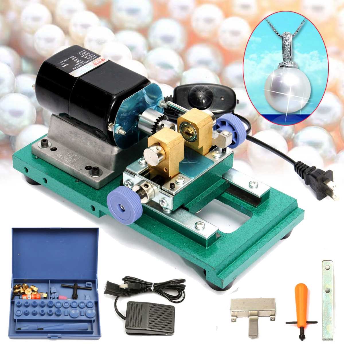 280W 220V 60Hz Pearl Drilling Holing Machine Driller Bead Je - 图2