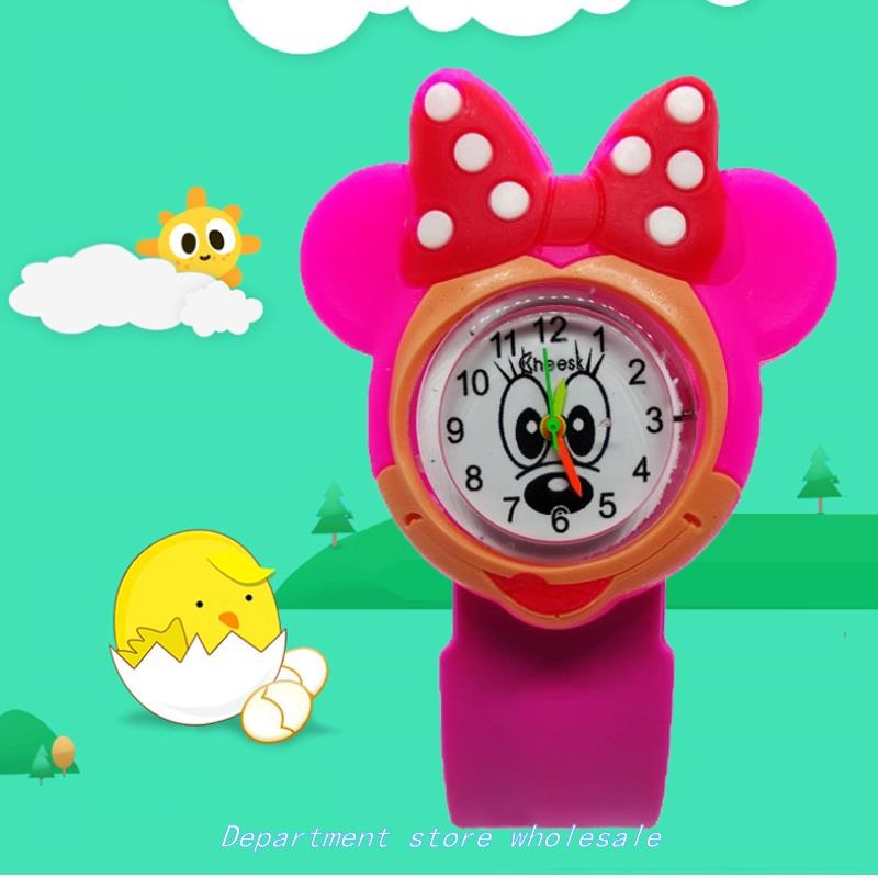 HiGH Quality CHilDren WatCH for Girls BaBy Gift 3D Minnie-图0