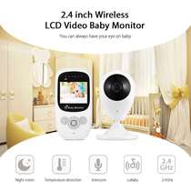 2 4 Inches LCD Baby Monitor Two Way Audio 2 4G Wirelessly Te