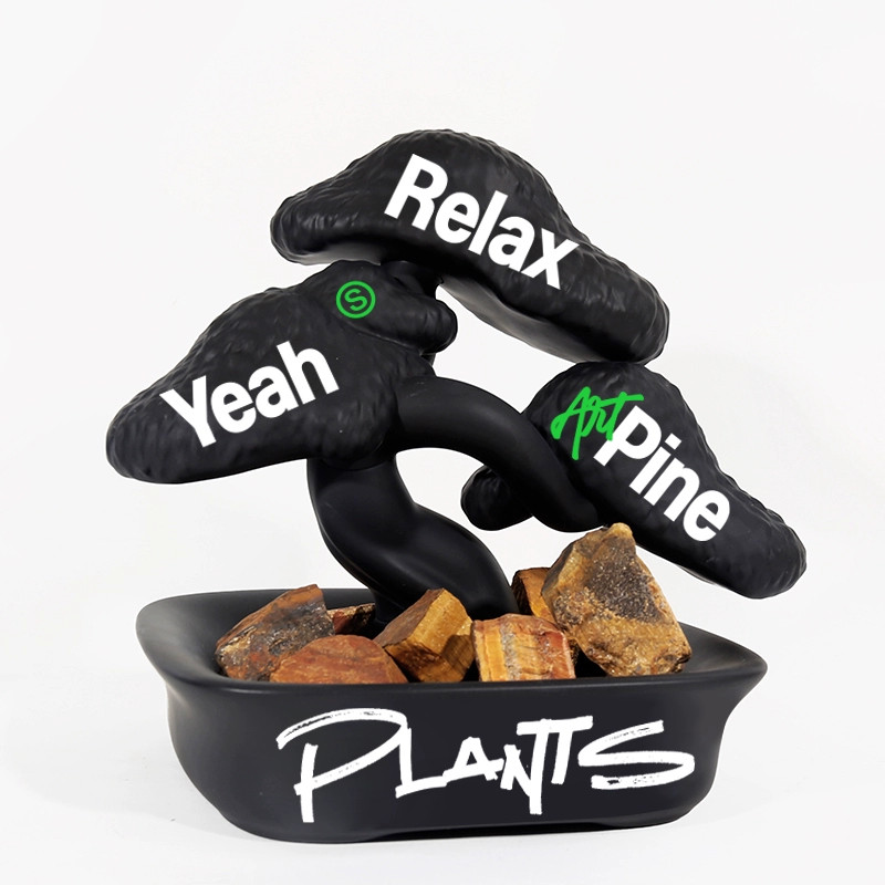 超级植物蓝松摆件晶石植物香氛创意香薰室内教师节生日毕业礼物