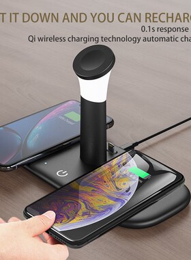 GTWIN 15W 5 in 1 Qi Wireless Charger Stand for iPhone 11 XS