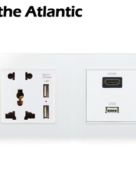 Atlectric Universal Standard Plug Wall Socket HDMI HD USB T