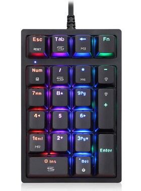 MOTOSPEED K24 USB Wired Mechanical Numeric Keypad 21 Keys M