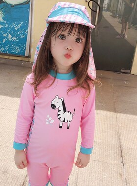 0-6T Infant Baby Swimwear One Piece Children's Swimsuit for