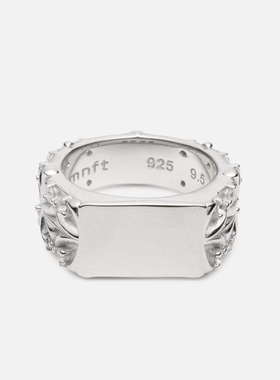 MIDNIGHTFACTORY Maltese Cross Quadruplets Signet 戒指HBX