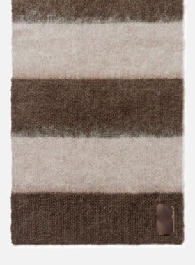 Observe Wool Mohair Striped Scarf 围巾 HBX