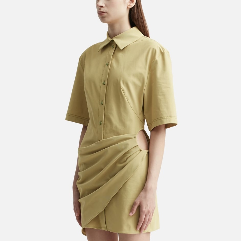 Jacquemus La robe Camisa连身裙女HBX-图0