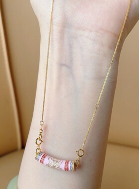 法国capinkofin新款绿度母项链轻奢高级感复古民族风精致个性