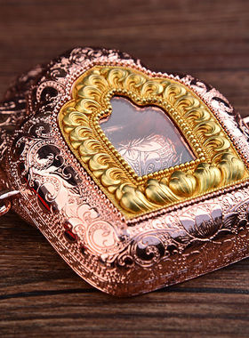 法国CapinKofin复古民族风嘎乌盒吊坠挂件可装吉祥随身携带藏式