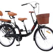 Three Rivers Horse 22 Inch 24 Inch Adult Variable-speed Parent-child Bike Bike with a va 3 ride to pick up a childs bike