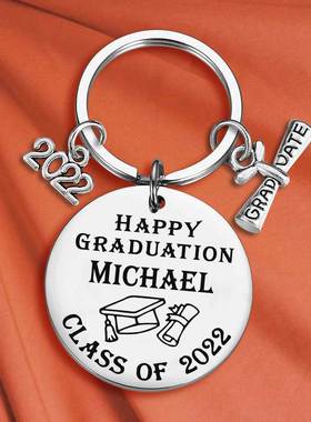 Name Graduation Season Gift CLASS OF 2022 Stainless Steel Ke
