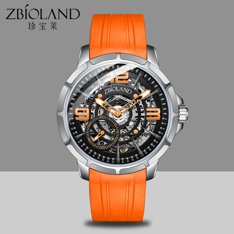 珍宝莱全自动机械男时尚潮流腕男表 珍宝莱国产腕表