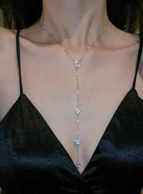 后背项链身体链全身后背装饰链腿链腰链胸链饰品多层流苏项链长款