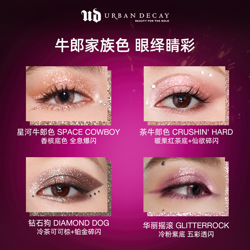 【现货速发】ud眼影牛郎织女礼盒UrbanDecay茶牛郎钻石狗-图0