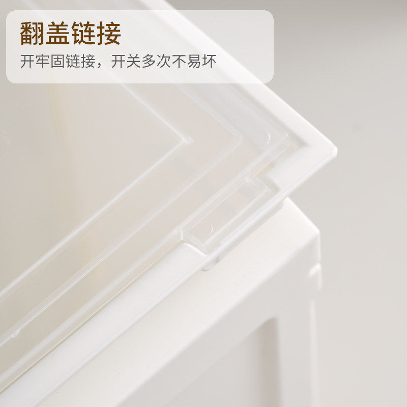 加厚透明翻盖式鞋盒鞋子收纳盒抽屉式鞋柜宿舍省空间防尘塑料鞋架,淘宝优惠券,粉丝福利购,淘宝优惠卷