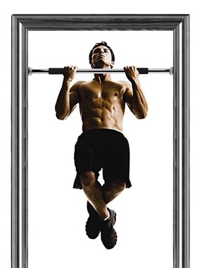 Home Door Exercise Bar Chin Pull Up Workout Training Gym Siz