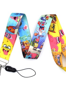 New cartoon mobile phone lanyard wrist strap key ring sling