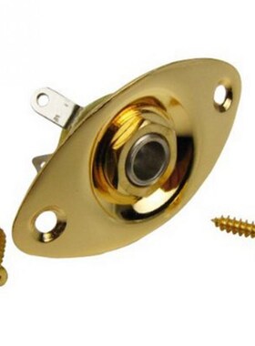 1 Pc Electric Guitar Bass Jack Socket Output Input Jack Cove