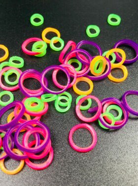 3.5OZ 1/4 Dental Elastics Bands Rubber Colorful Ligatures P