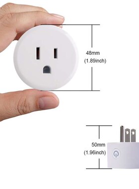2PCS Zigbee Smart Plug Socket Outlet Switch Compatible with