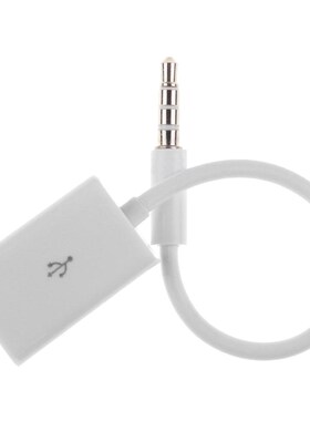 3.5mm Male AUX Audio Plug Jack To USB 2.0 Female Converter C