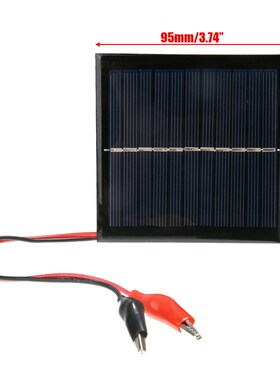 Portable Cell Solar Panel System 9V 3W Light DIY Battery Cel