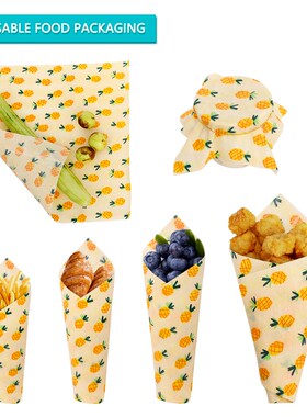 Beeswax Food Wrap Reusable Eco-friendly Food Cover Sustainab